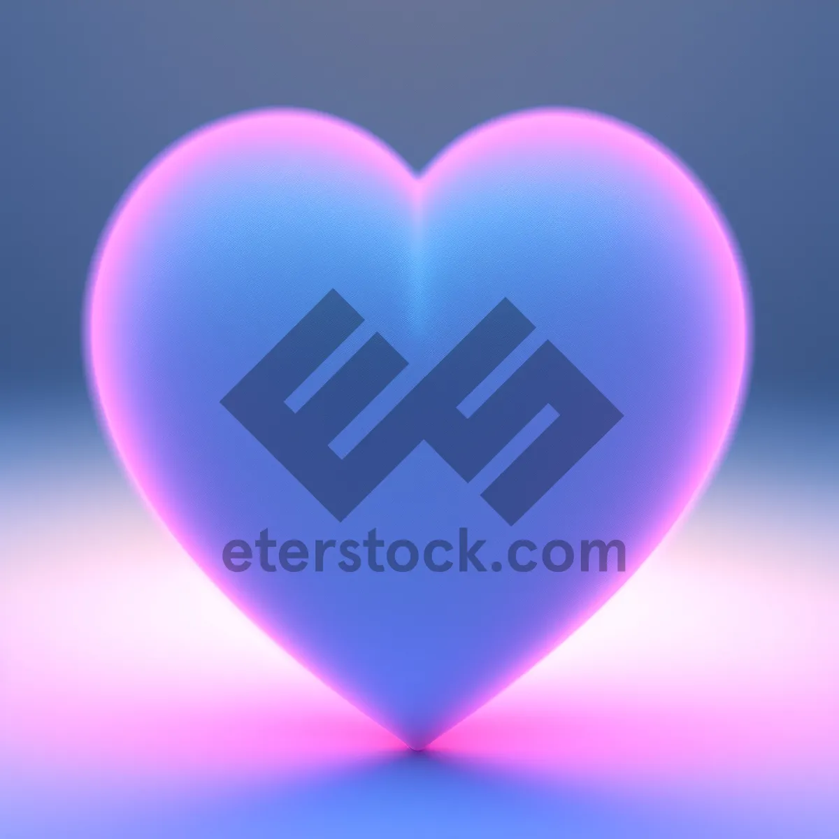 Picture of Vibrant Love: Colorful Oxygen Heart Icon