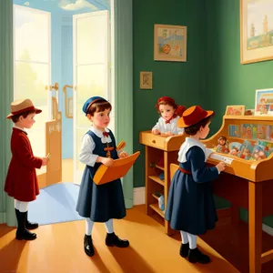 Successful Business Team Meeting in Office