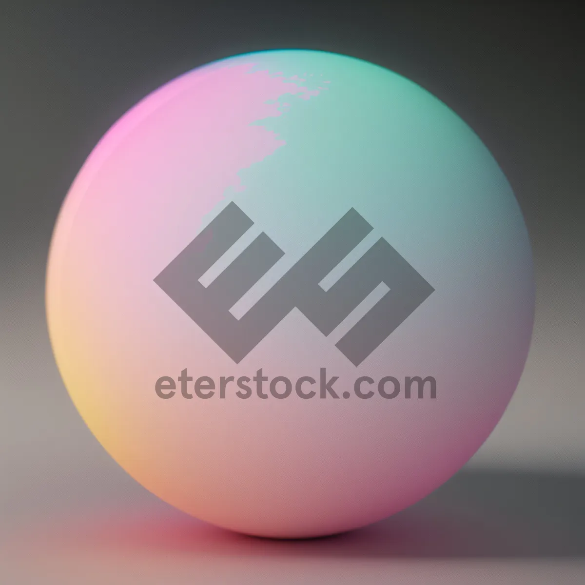 Picture of Globe Sphere: Shiny Glass Icon for Web Design