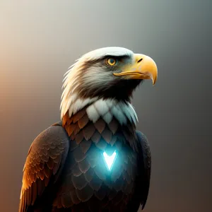 Majestic Eagle with Piercing Eyes