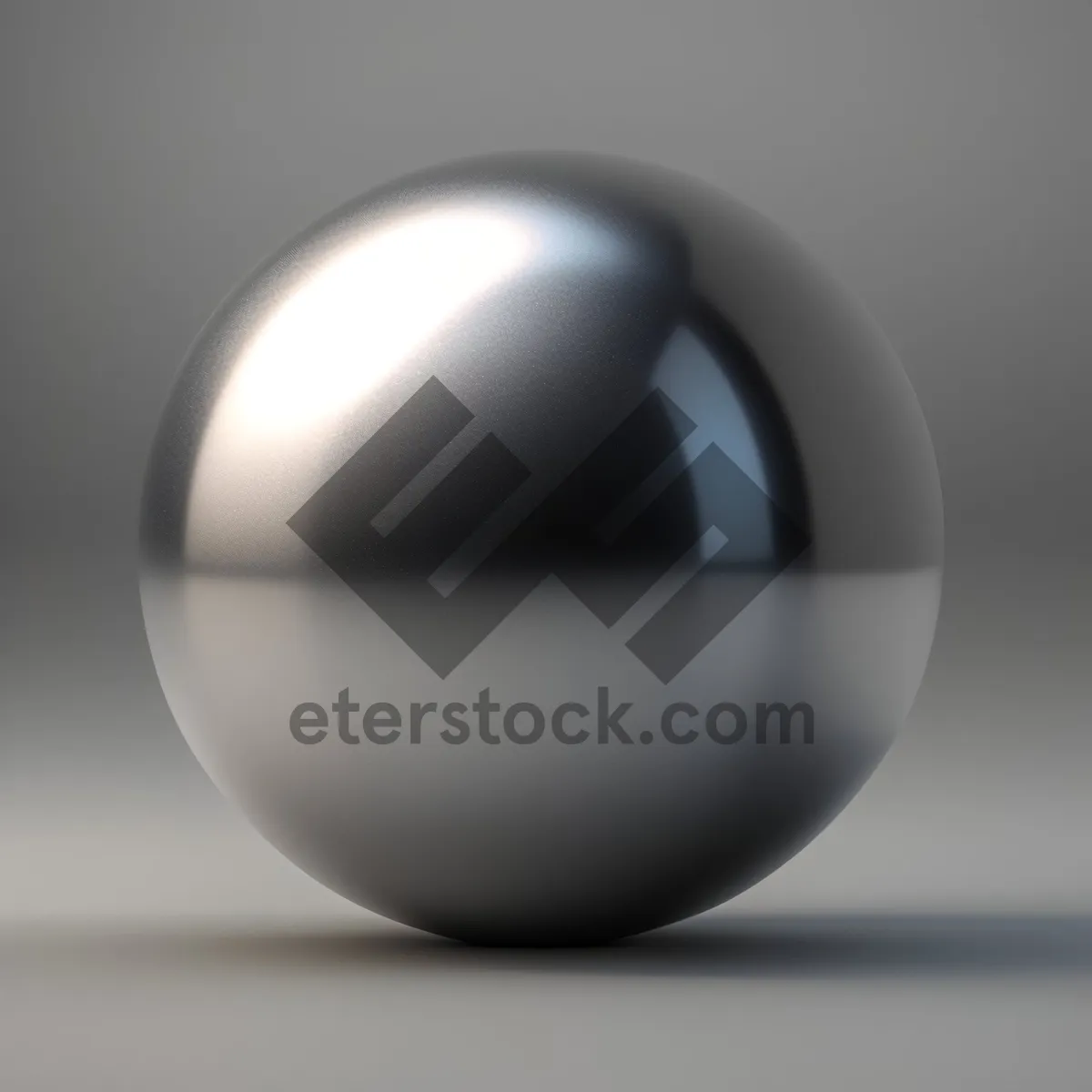 Picture of Glass Egg Sphere: 3D Ball Design