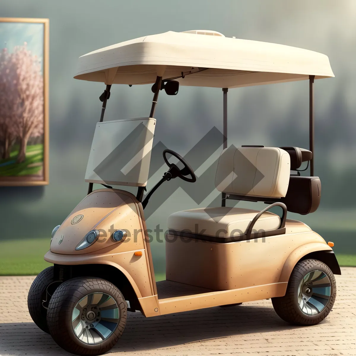 Picture of Golf Cart - Convenient Transport for Sports