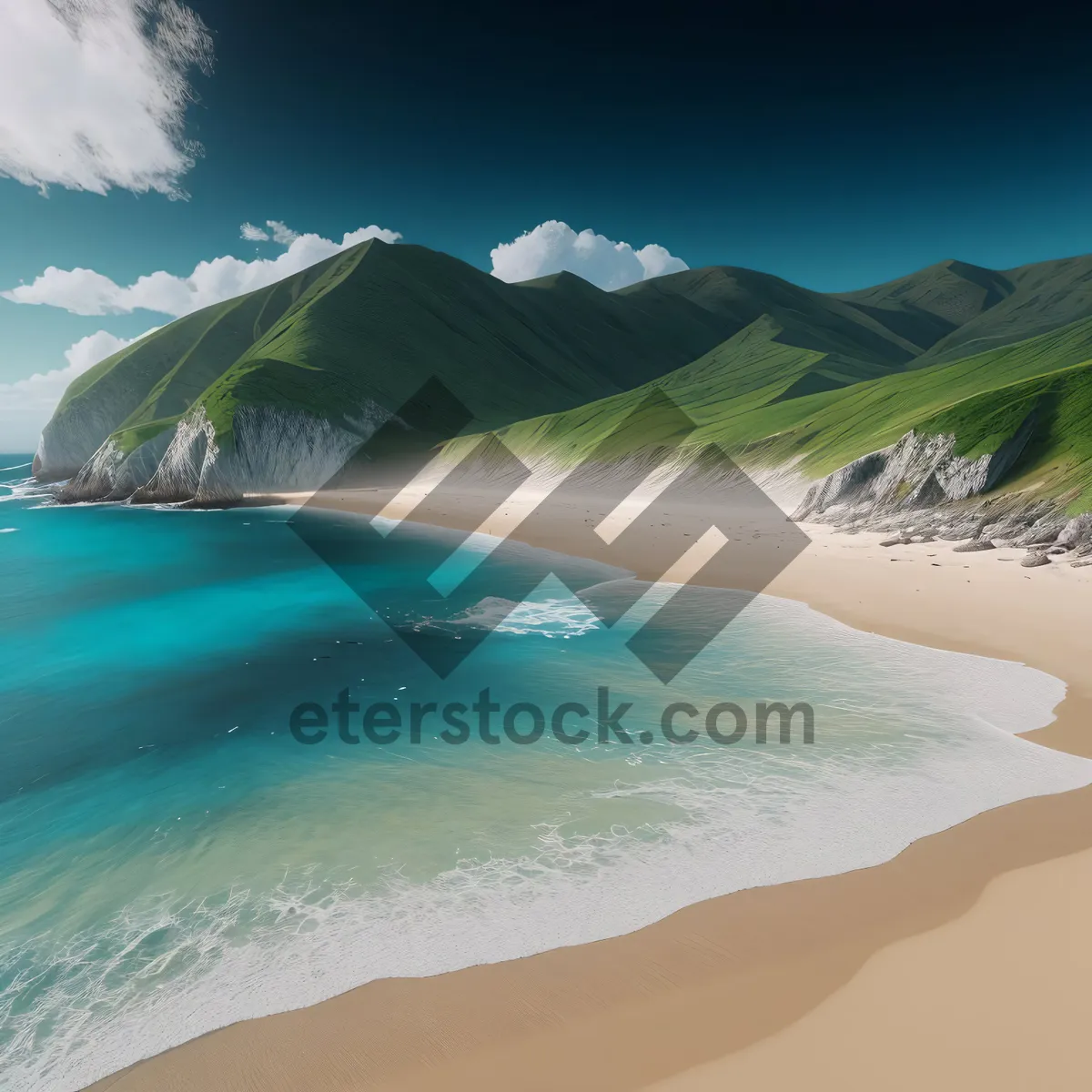 Picture of Tropical Paradise: Turquoise Waters and Sandy Beaches