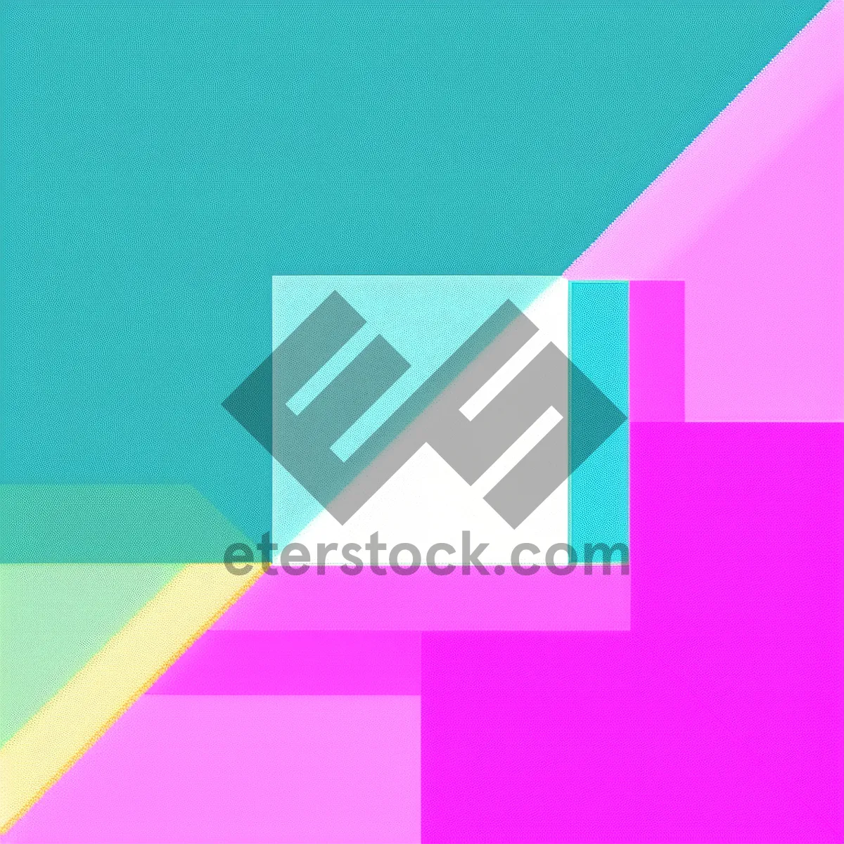 Picture of Geometric Mosaic Artwork: Vibrant Graphic Wallpaper Design