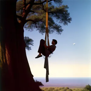 Swing Set at Sunset