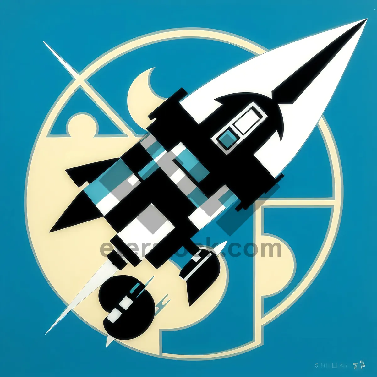 Picture of Iconic Swordfish Symbol Set for Design