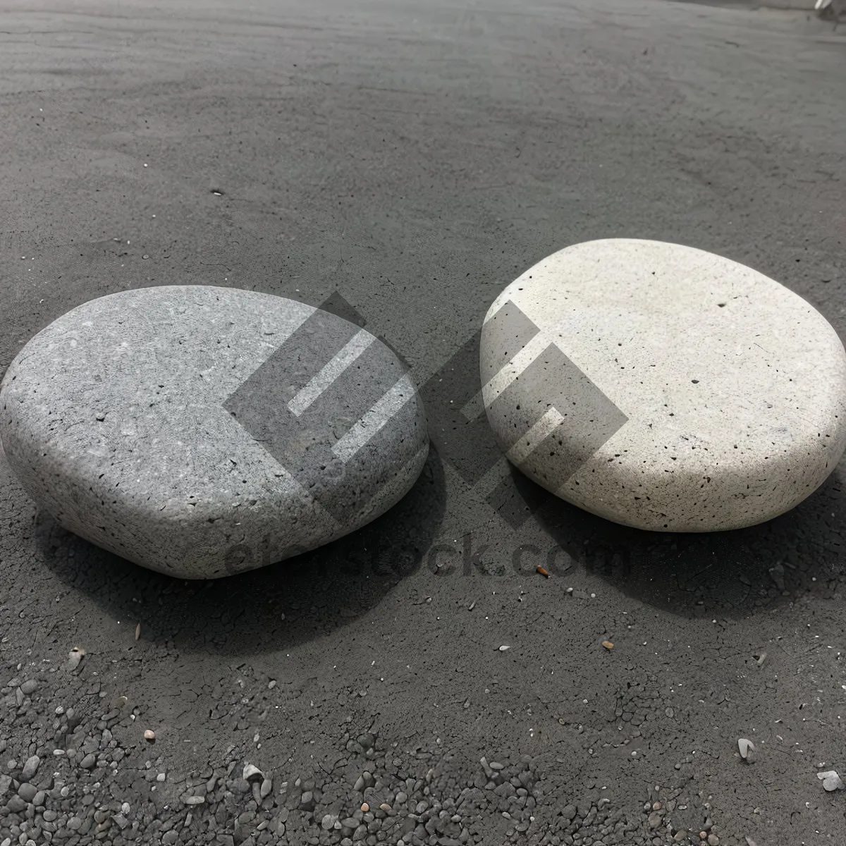 Picture of Tranquil spa stones promoting harmony and relaxation