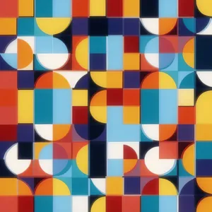 Abstract Colorful Geometric Artistic Wallpaper Design