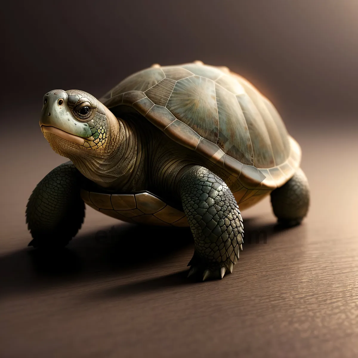 Picture of Guardian of the Shell: Adorable Terrapin Turtle