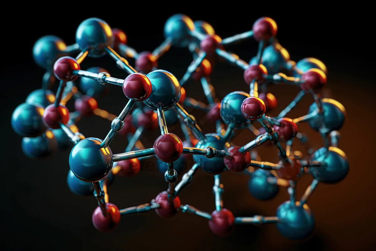 Picture of DNA Polymer Chemical Compound Structure