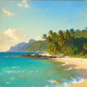 Sun-kissed Serenity: Tropical Island Escape