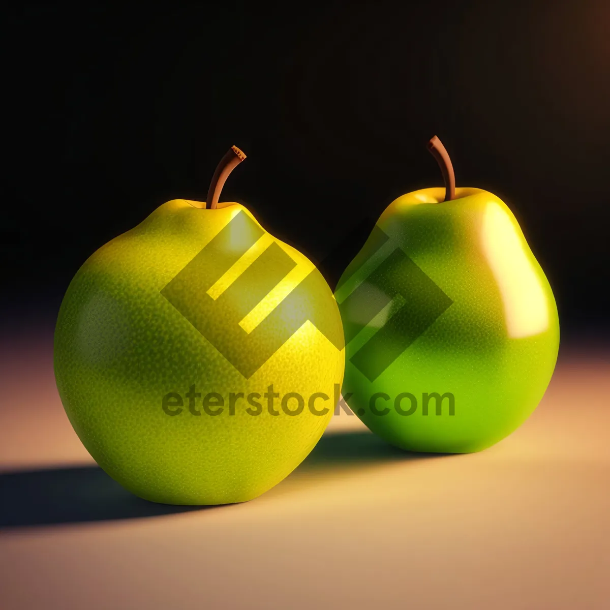 Picture of Fresh and Juicy Granny Smith Apple - Healthy and Delicious Fruit