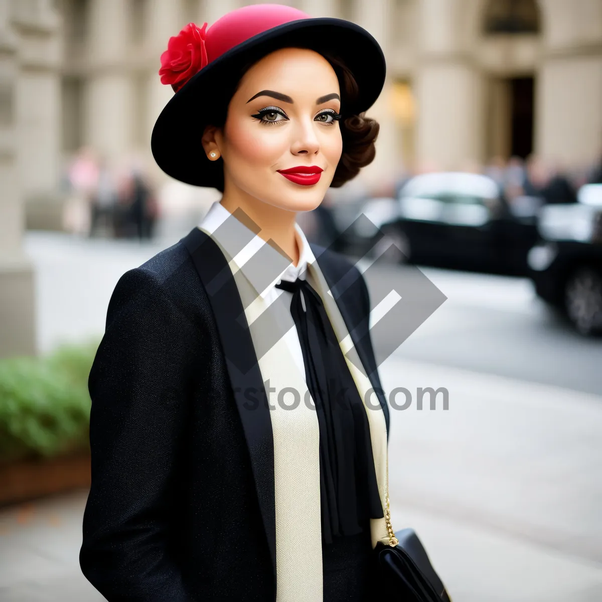 Picture of Smiling businesswoman in the corporate office