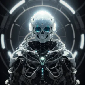 Digital 3D Human Body Anatomy Graphic Image