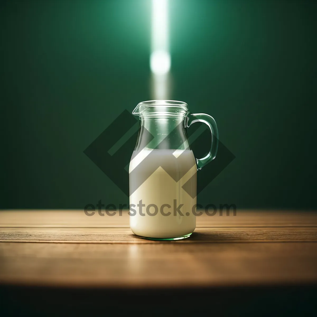 Picture of Transparent glass flask with liquid body substance