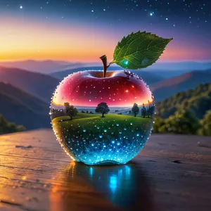 Juicy and Fresh Apple, Packed with Vitamins