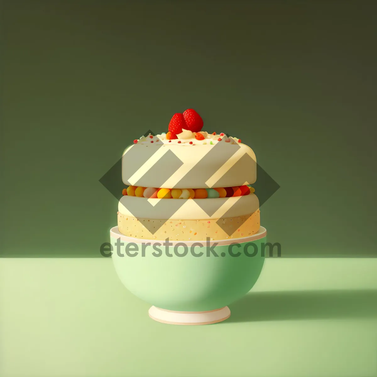 Picture of Snowman Cupcake Delight