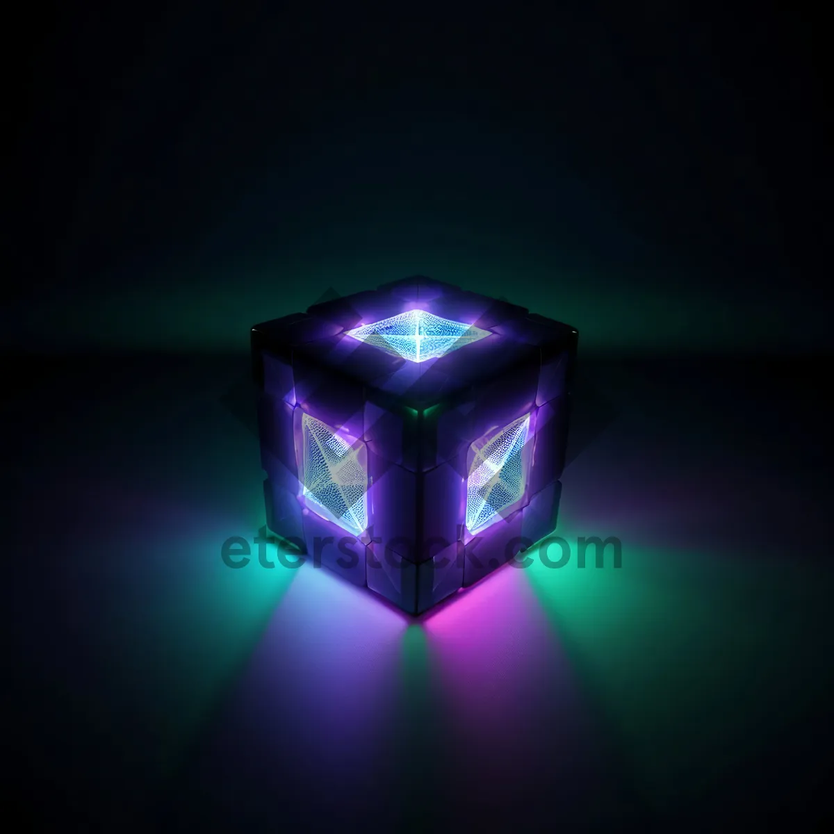 Picture of Black glossy 3D web element icon.