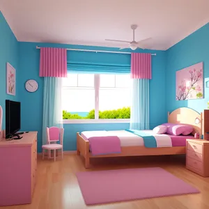 Modern Interior Bedroom with Comfortable Sofa and Stylish Decor