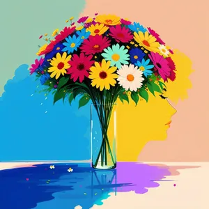 Vibrant Floral Bliss: Sunflower Summer Art