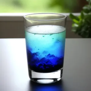 Refreshing Golden Vodka Cocktail in Glass