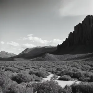 Rocky Canyon Ascent: Majestic Mountain Landscape