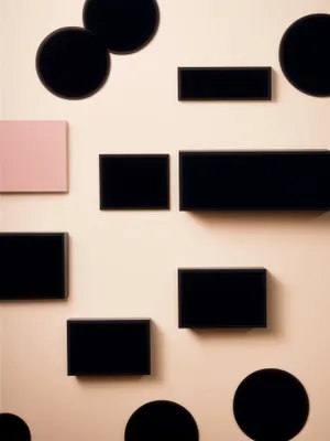 Modern Black Design Button Icon Set