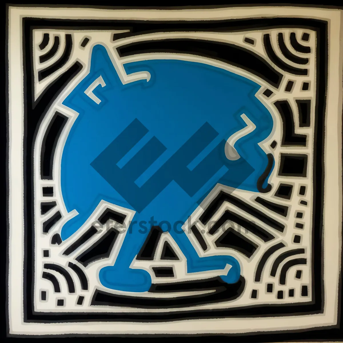 Picture of Water Bay Icon Button: Symbolic Facility Sign