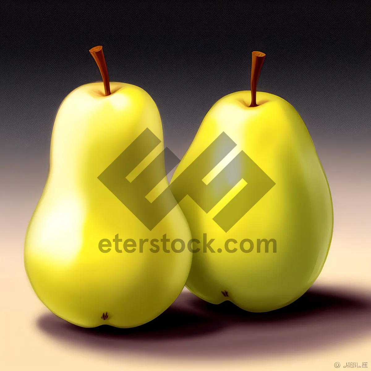 Picture of Juicy Yellow Apple and Pear Snack