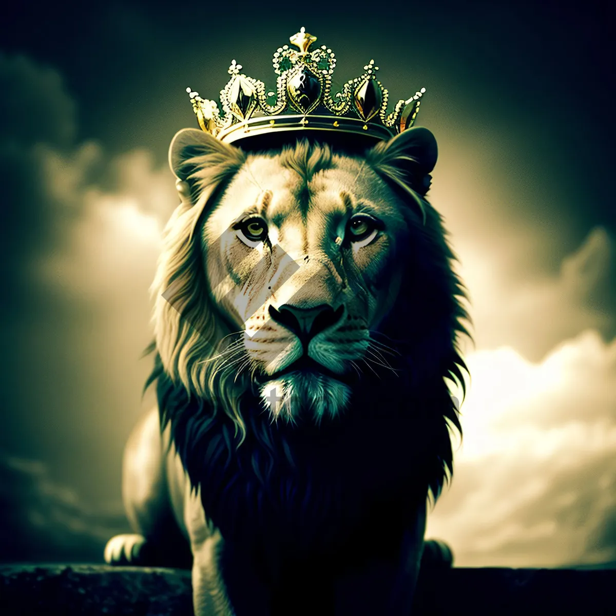 Picture of Majestic Lion: Fierce King of the Wild