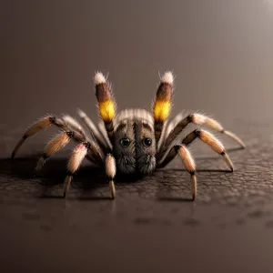 Close-up of a Yellow Garden Spider on a Summer Flower