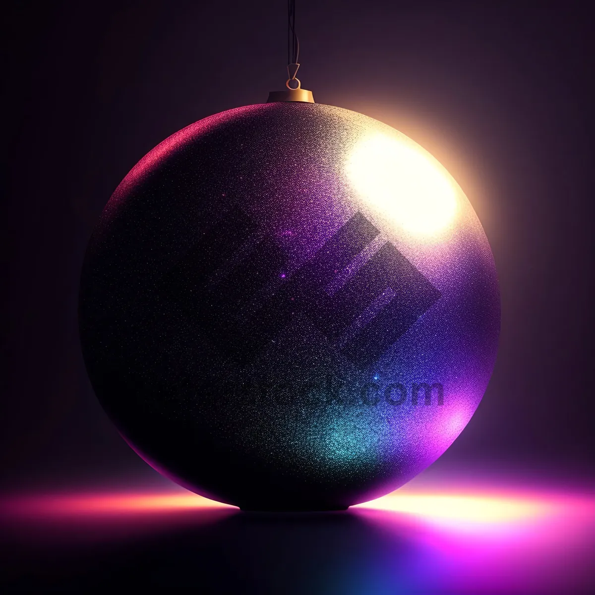 Picture of Glowing Glass Sphere Design - Shiny 3D Ball Icon