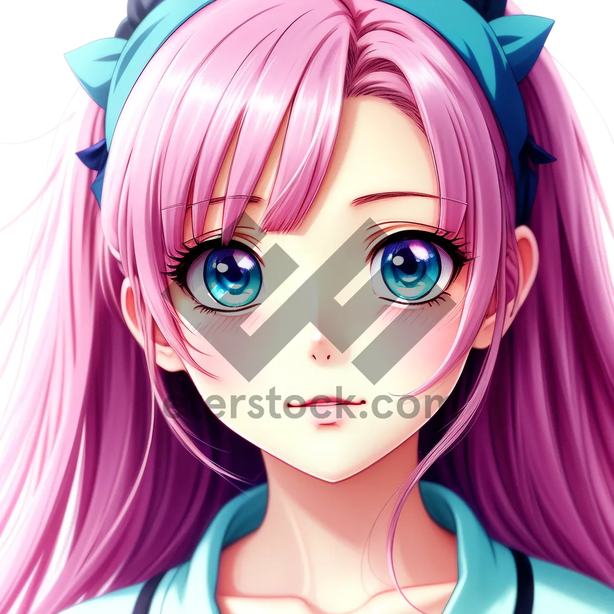 Picture of Adorable Cartoon Cutout Clip Art of a Cute Person