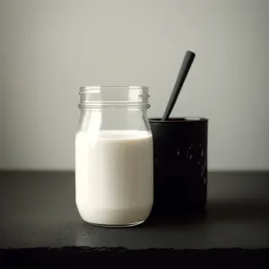 Refreshing glass of creamy milk for health-conscious individuals