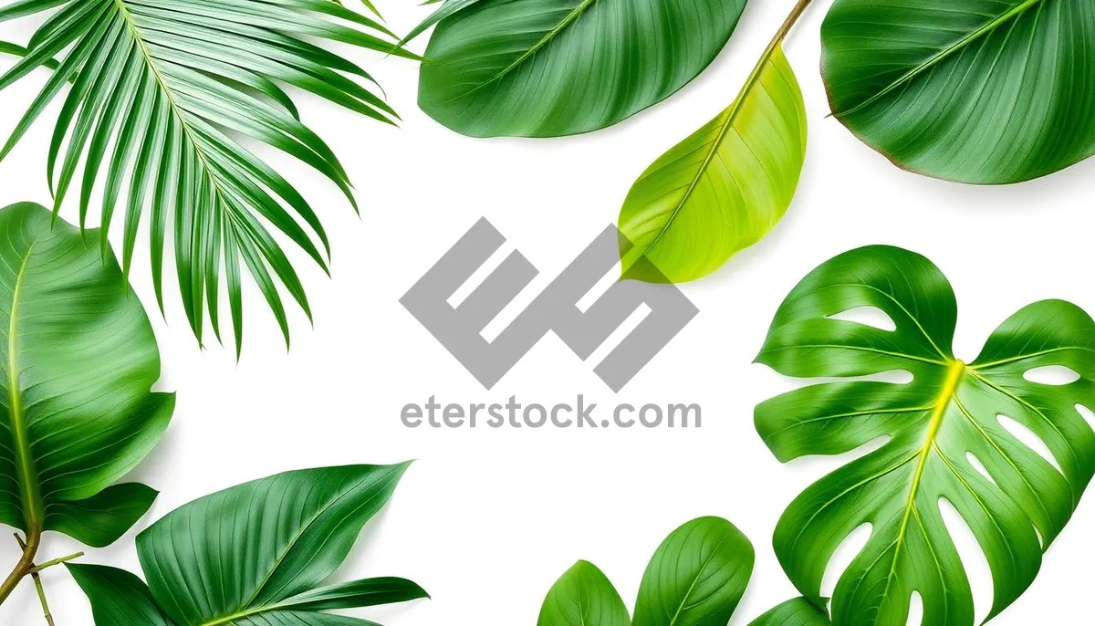 Picture of Floral tree branch design element for summer aesthetic