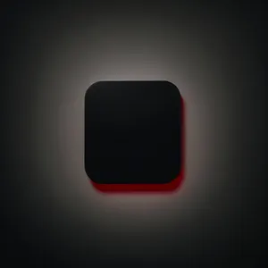 Modern glossy black web button symbol set