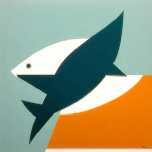 Vibrant 3D Symbolic Graphic Design Art