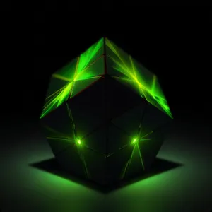 Abstract fractal light design pattern - futuristic wallpaper.