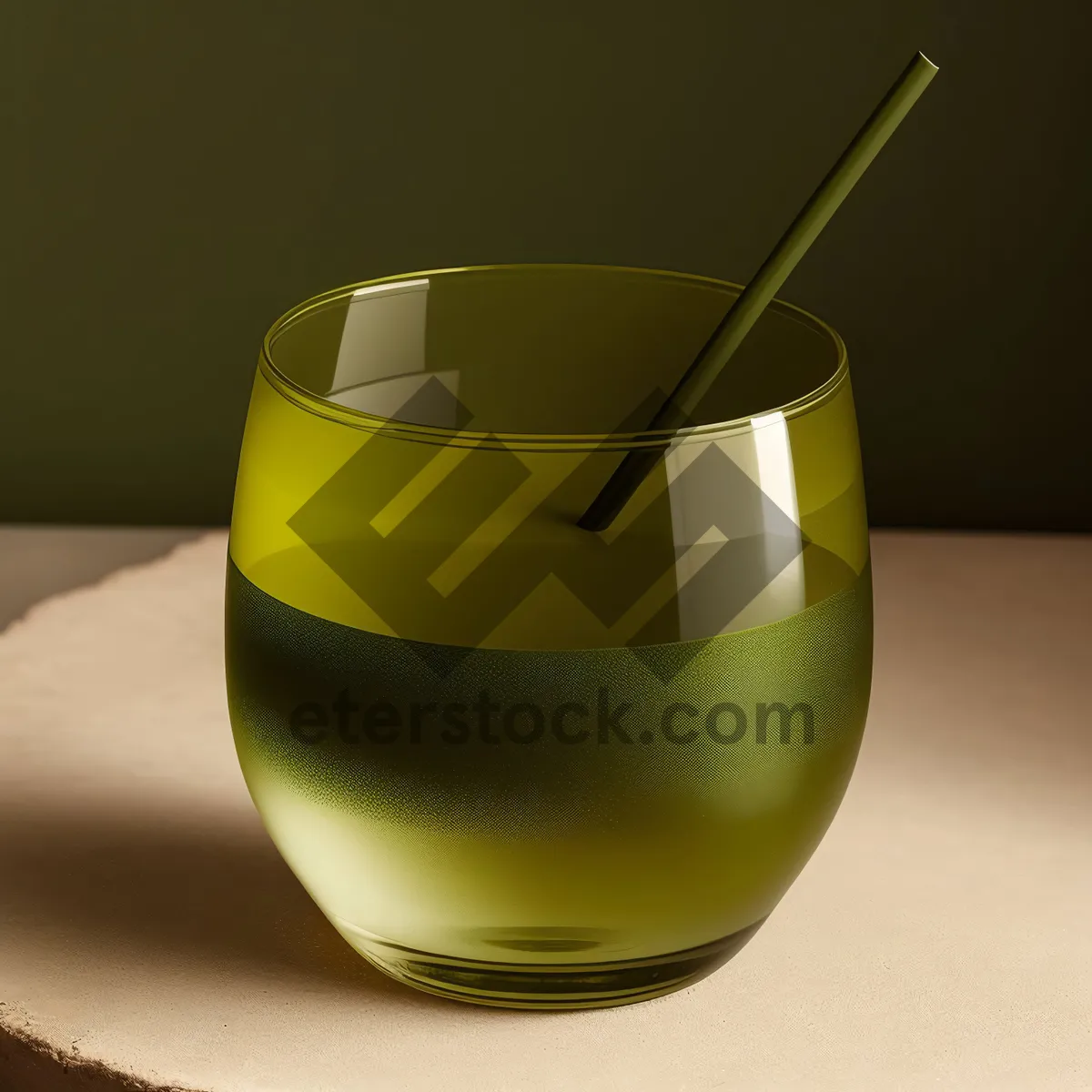 Picture of Hot herbal tea in a glass mug