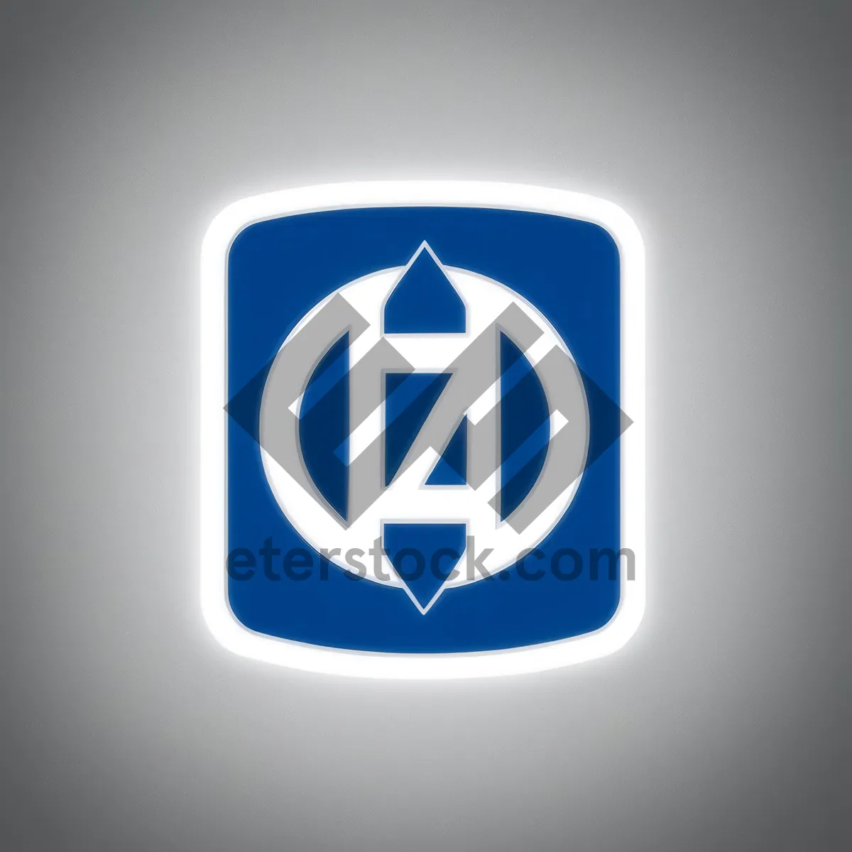 Picture of Modern Glass Button Set with Lightning Symbol