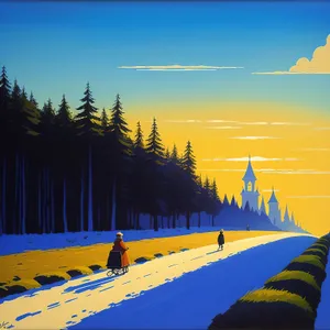 Winter Wonderland: Majestic Alpine Ski Slope