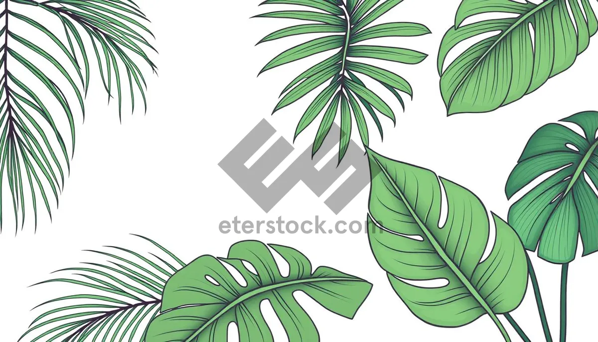 Picture of Graphic Floral Tree Design Element