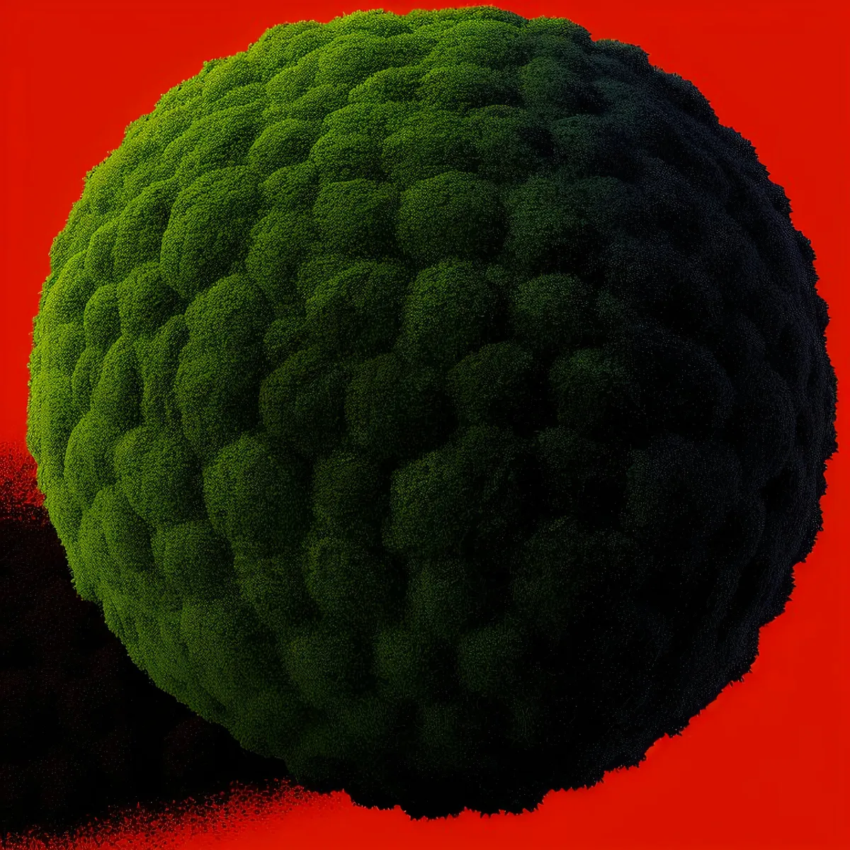 Picture of Fresh Berry Closeup on Golf Ball