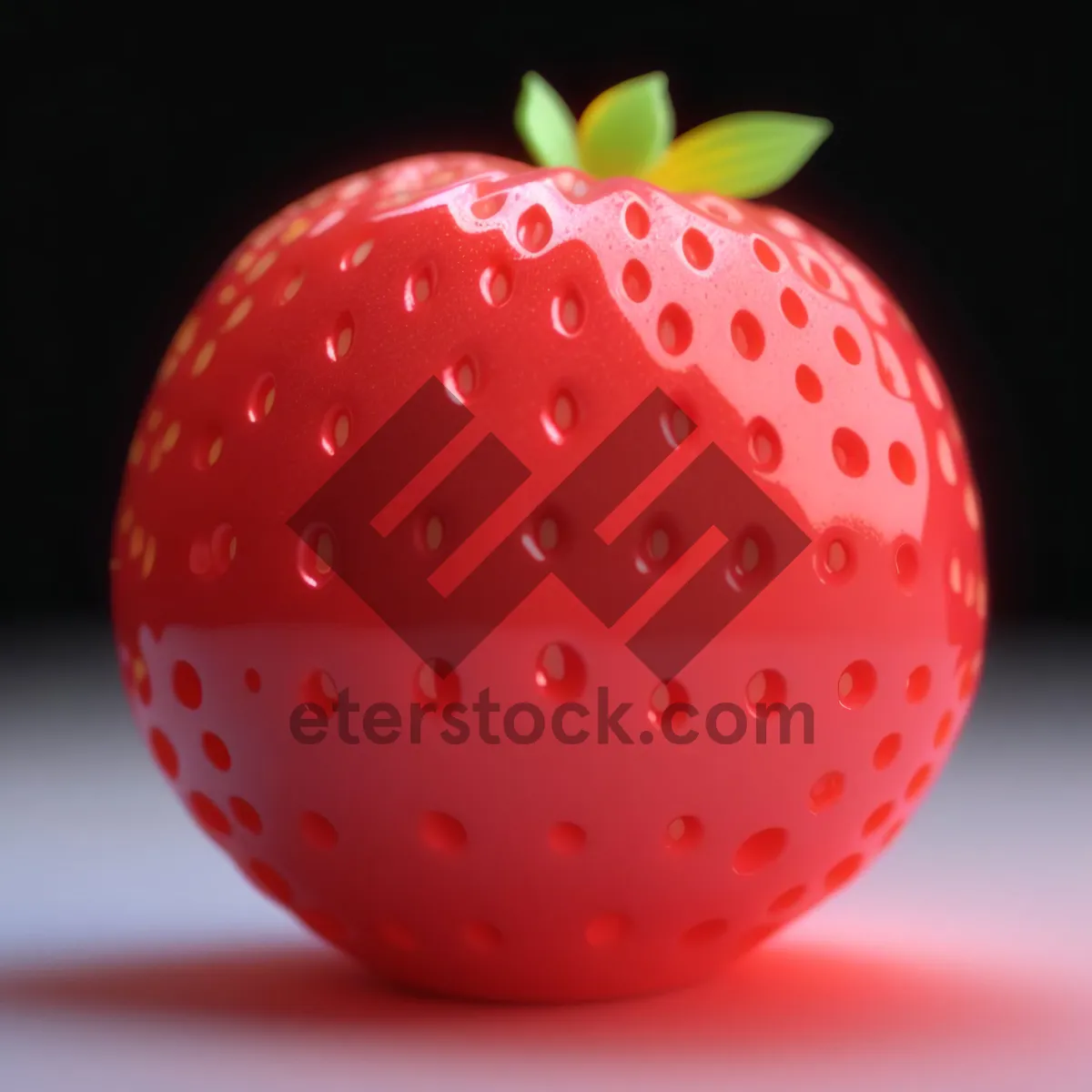 Picture of Fresh Organic Strawberry Golf Ball - Juicy Sweet Berry