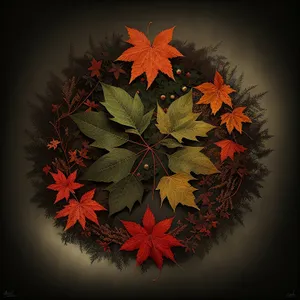 Seasonal Maple Leaf Decor - Festive Nature Art