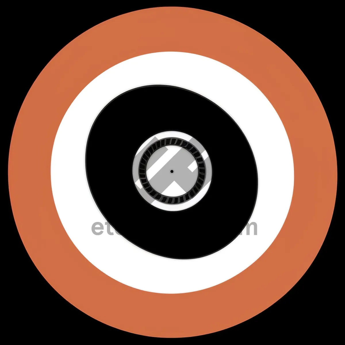 Picture of Shiny Black Music Disk Icon