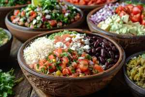 Healthy Vegetable Salad with Fresh Ingredients