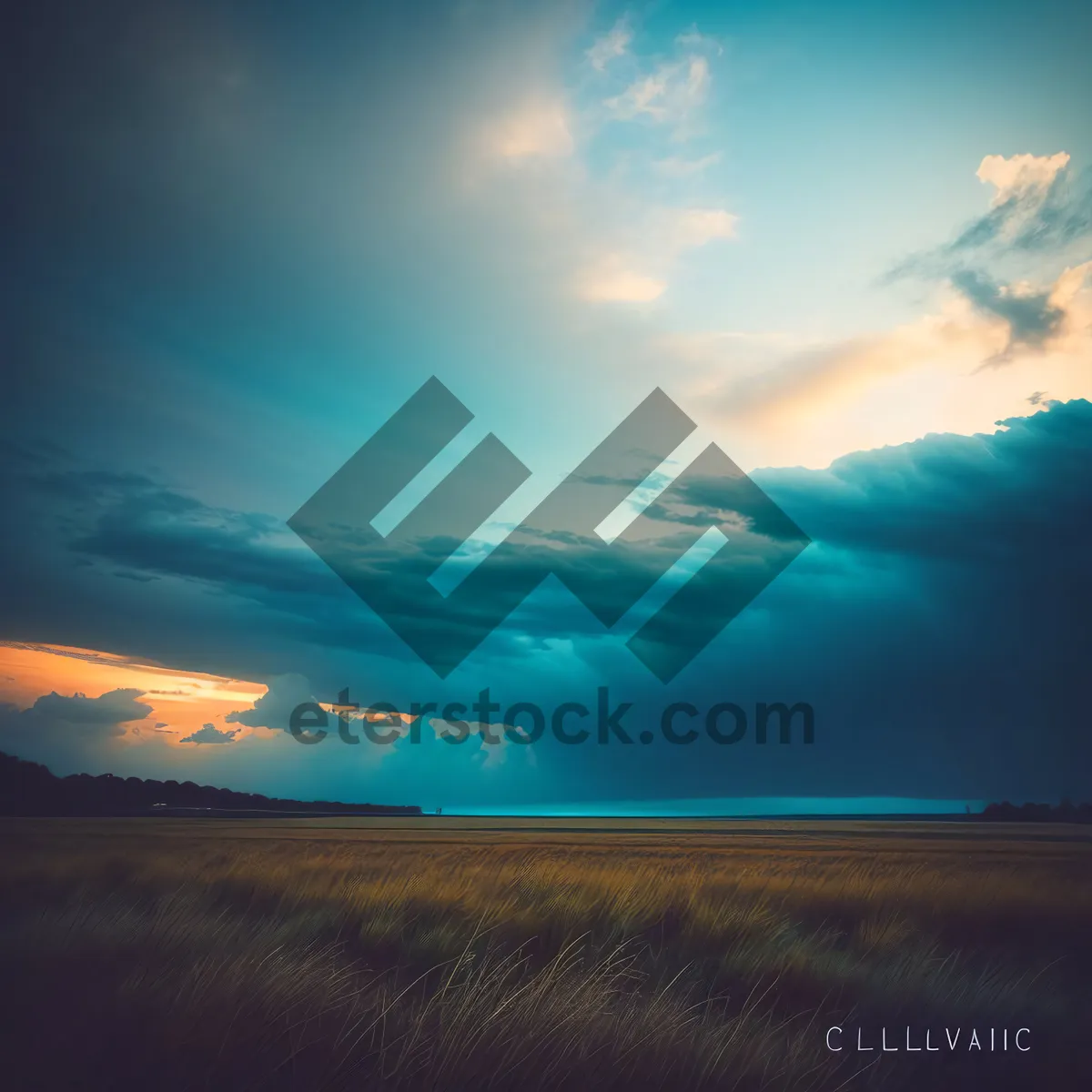 Picture of Breathtaking Sunset over the Majestic Ocean