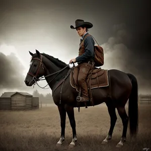 Sidesaddle Cowboy - Riding a Majestic Stallion
