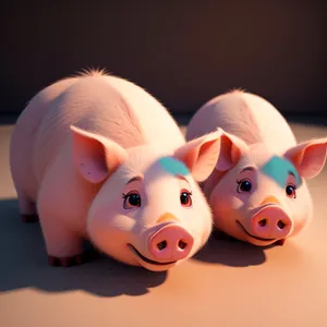 Pink Piggy Bank: Symbol of Financial Wealth.